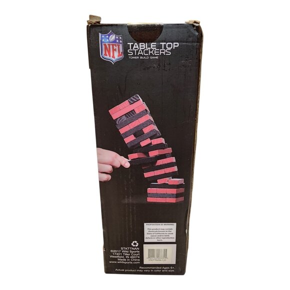 NFL New York Jets Table Top Stackers Tailgate Wood Blocks Game, NEW Sealed - Picture 5 of 10